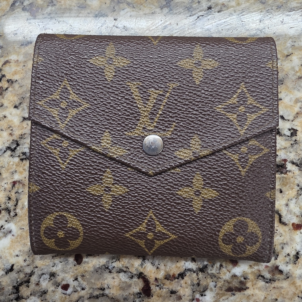 Louis Vuitton Monogram Brown Double-Sided Wallet
